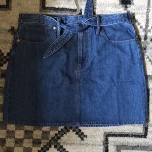 Madewell Jean skirt